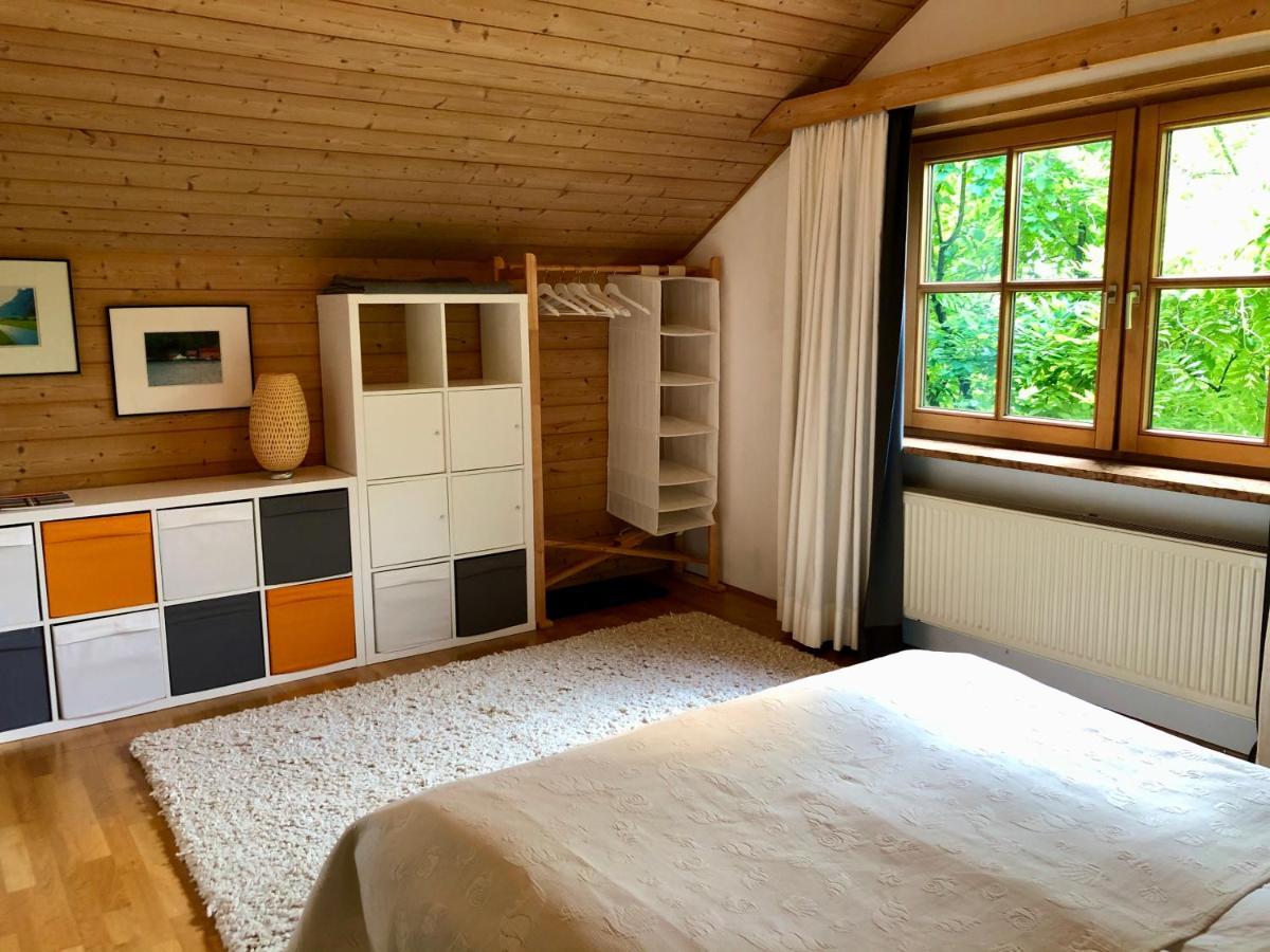 Charmante Ferienwohnung Mit Balkon Im 5-Seen-Land Hechendorf am Pilsensee Εξωτερικό φωτογραφία