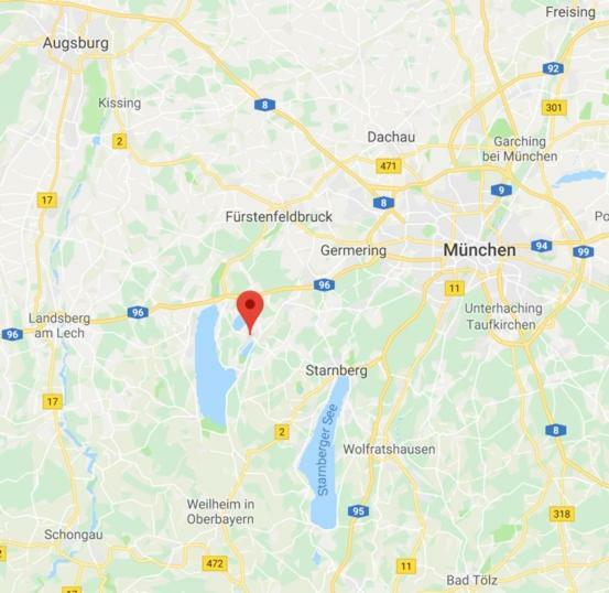 Charmante Ferienwohnung Mit Balkon Im 5-Seen-Land Hechendorf am Pilsensee Εξωτερικό φωτογραφία